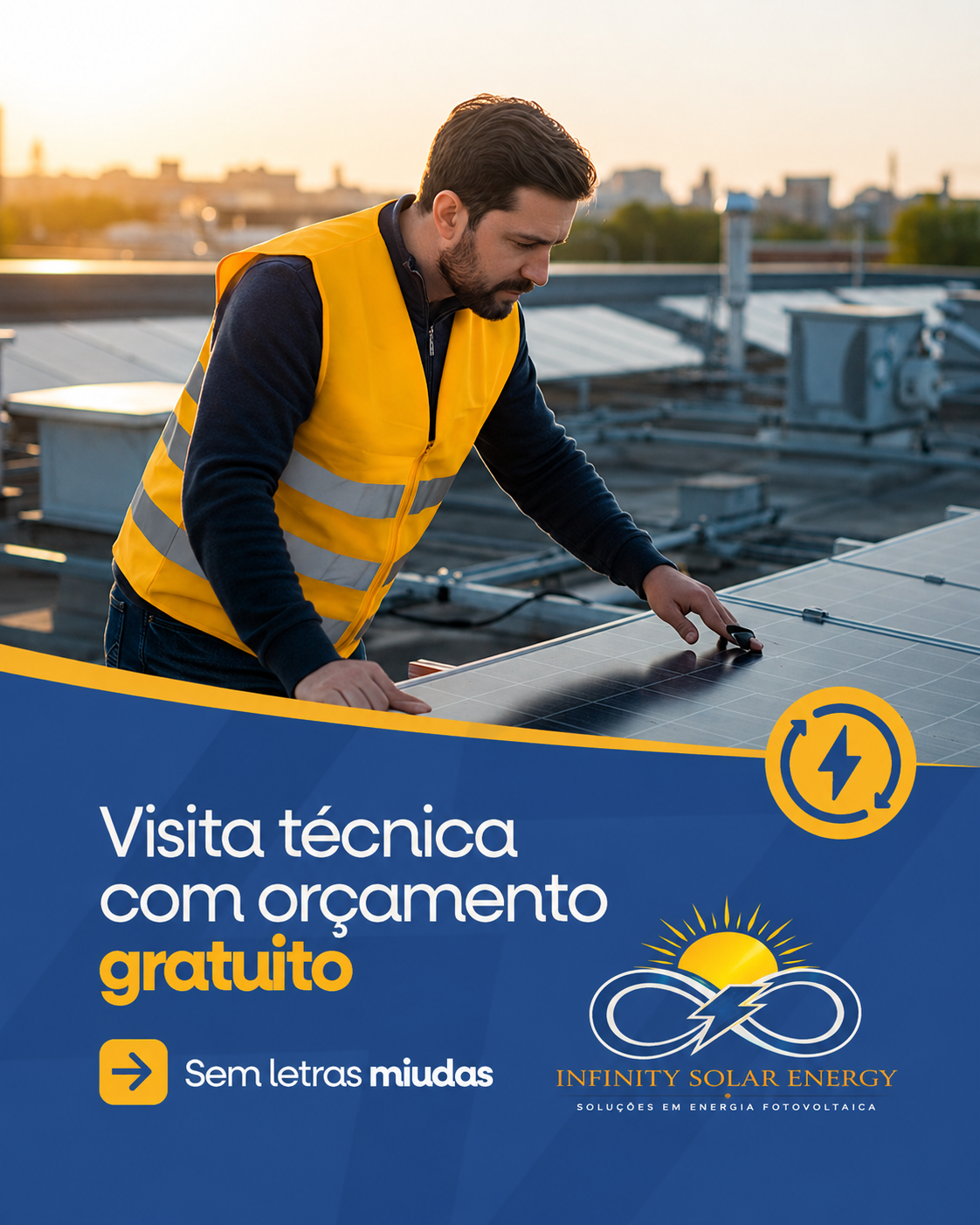 Visita técnica com orçamento gratuito